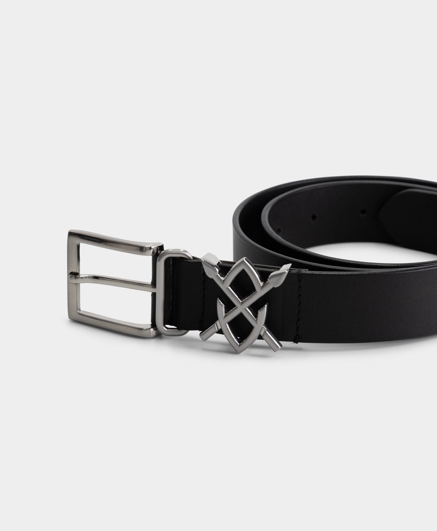 DP - Black Shield Belt - Packshot - detail