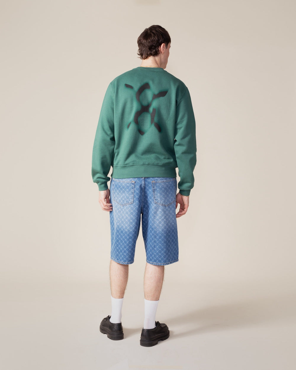 DP - Bistro Green Shield Focus Sweater - Men - Rear