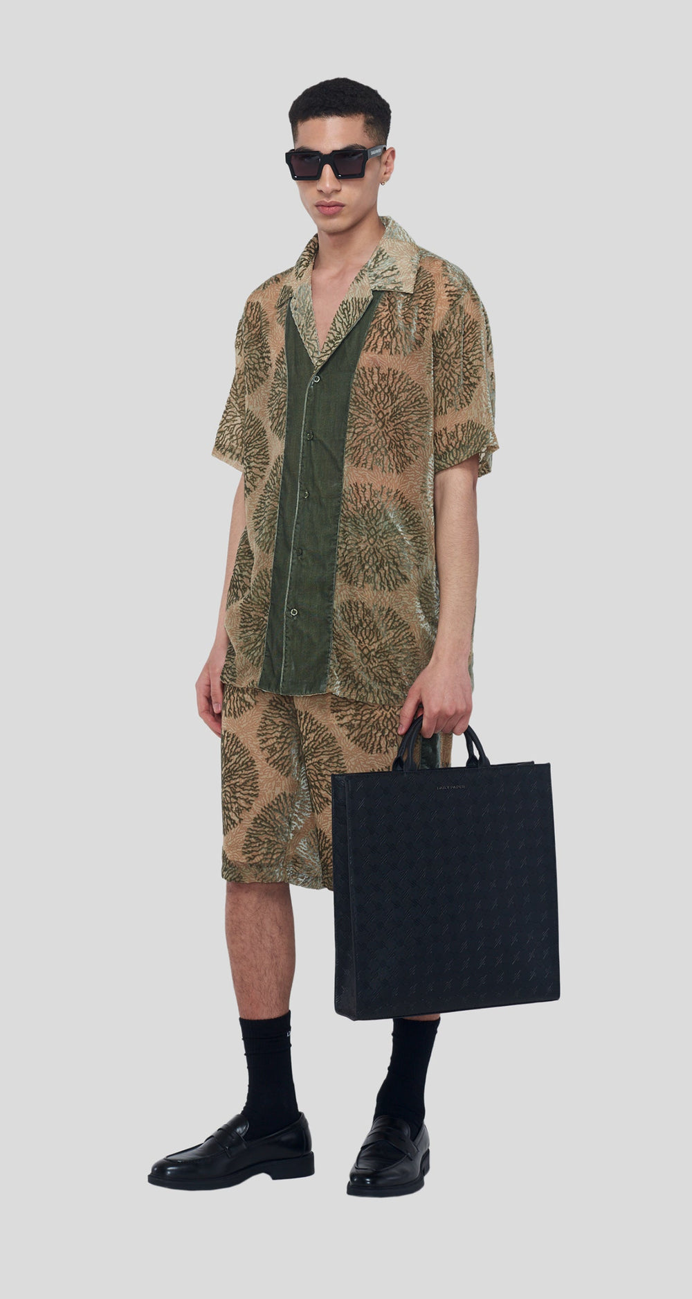 DP - Green Sand Pascal Shirt - Men - Front Rear