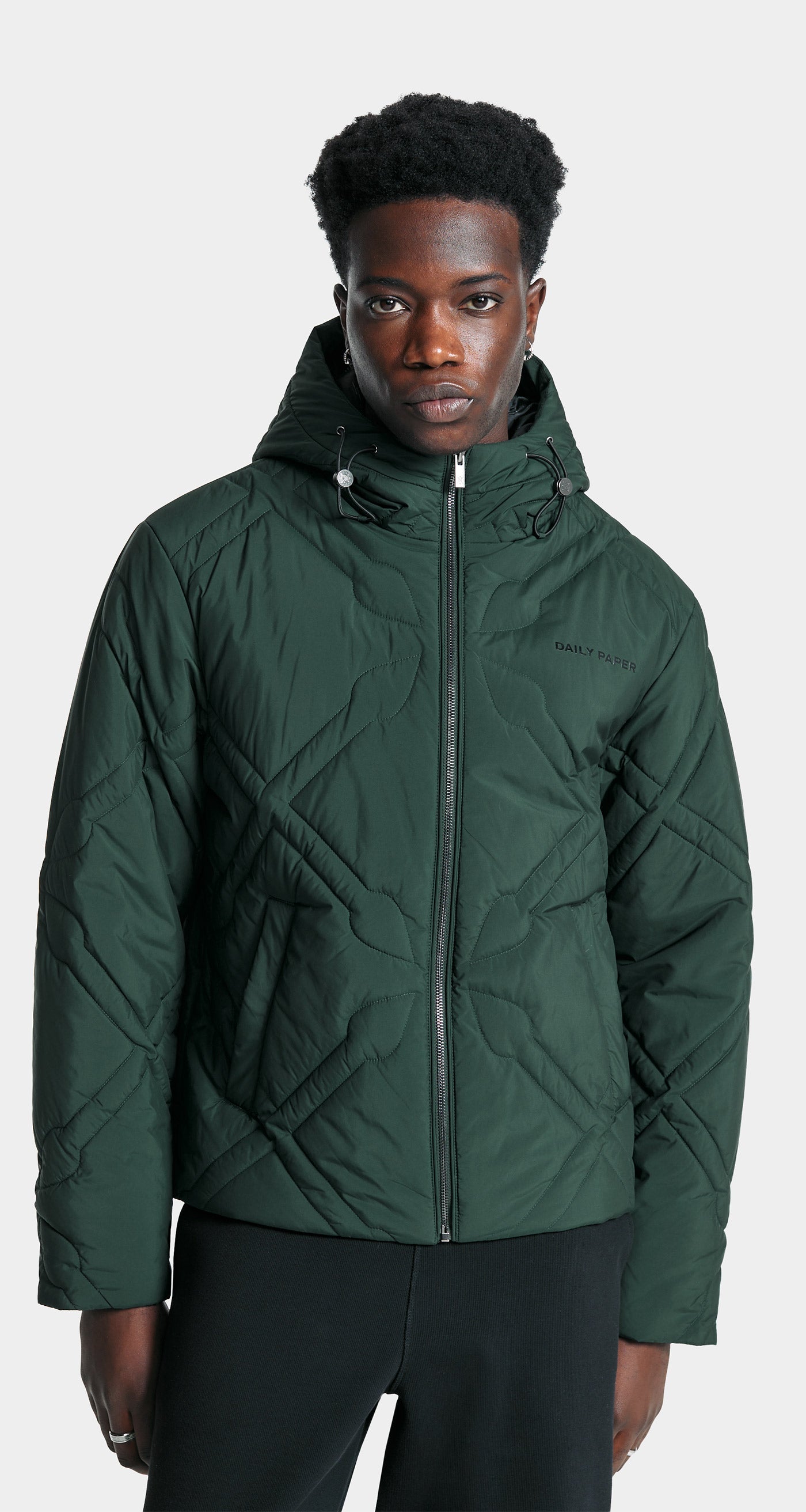 DP - Pine Green Spear Padded Jacket - Men 
