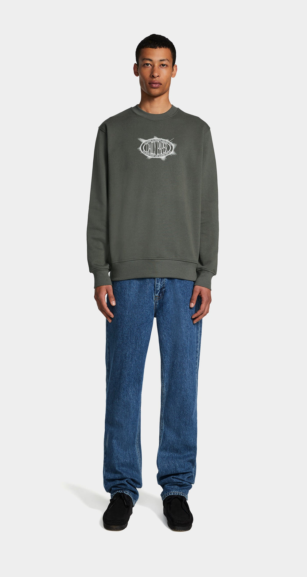 DP - Chimera Green Glow Sweater - Men - Front
