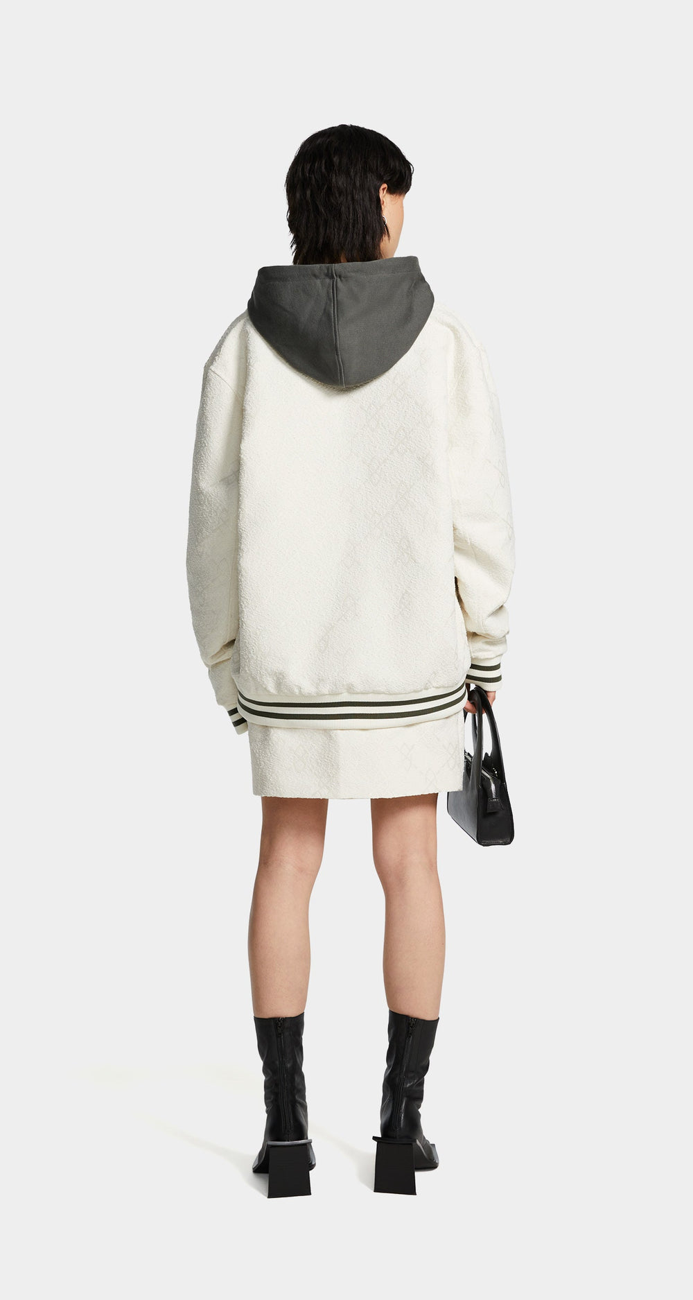 DP - Off White Kaya Shield Boucle Skirt - Wmn - Rear