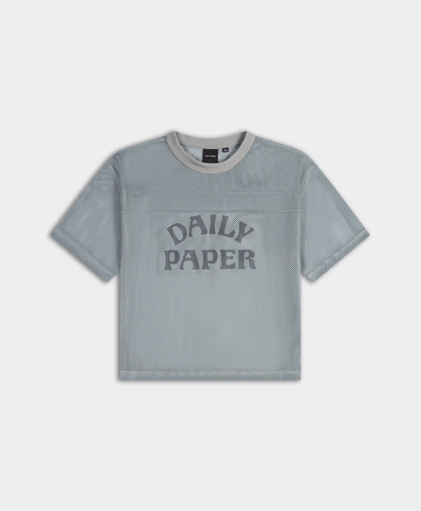 DP - Dawn Blue Boxy Mesh T-Shirt -Packshot - Front