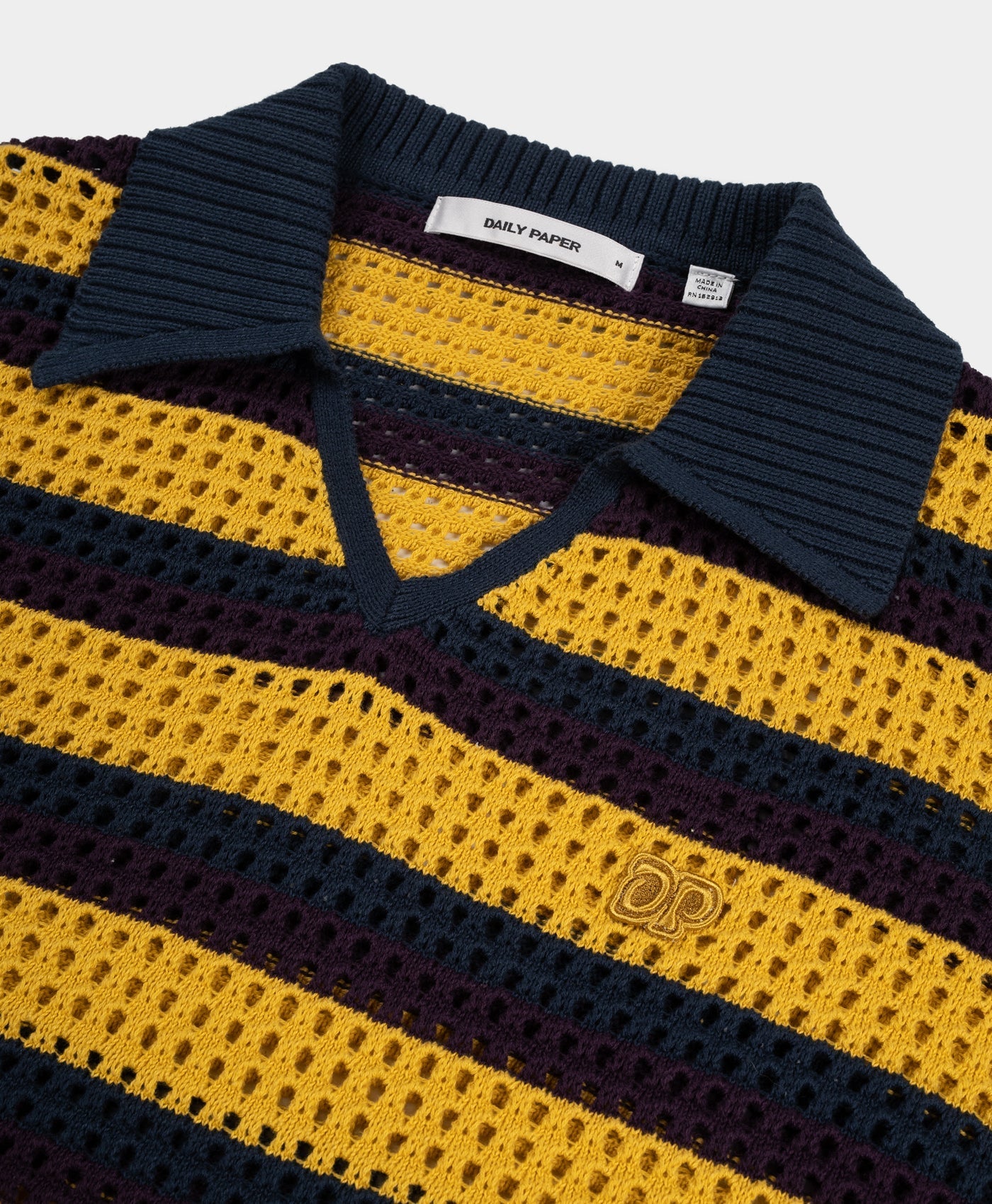 DP - Multi-Colored Crochet Vneck Sweater - Packshot - Detail
