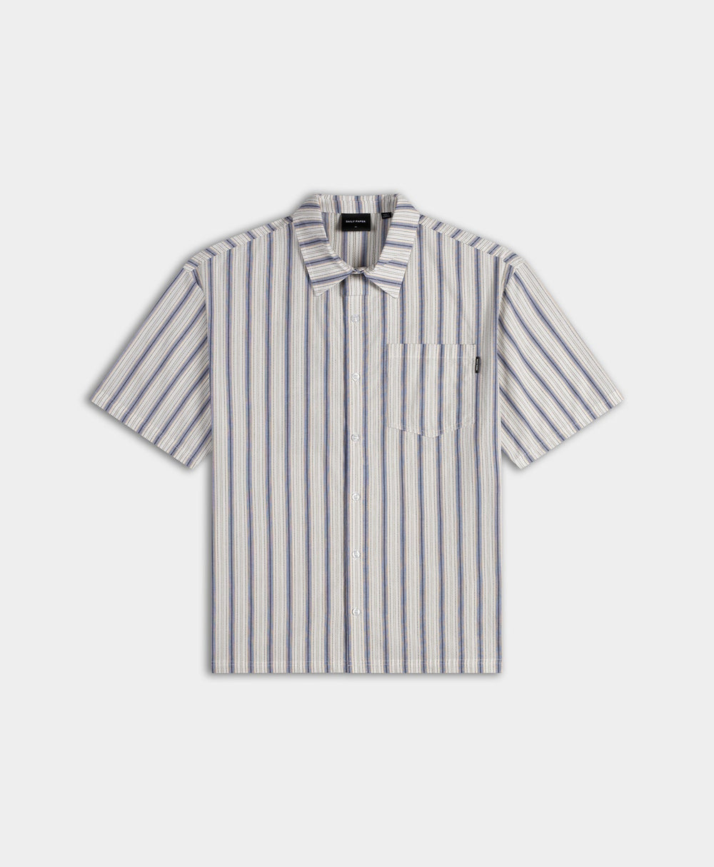 DP - Blue Wing Teal DP Blocked SS Shirt - Packshot - Front