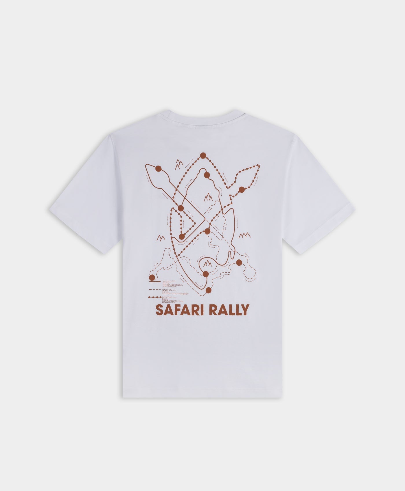 DP - White Safari Rally SS T-Shirt - Packshot - Rear