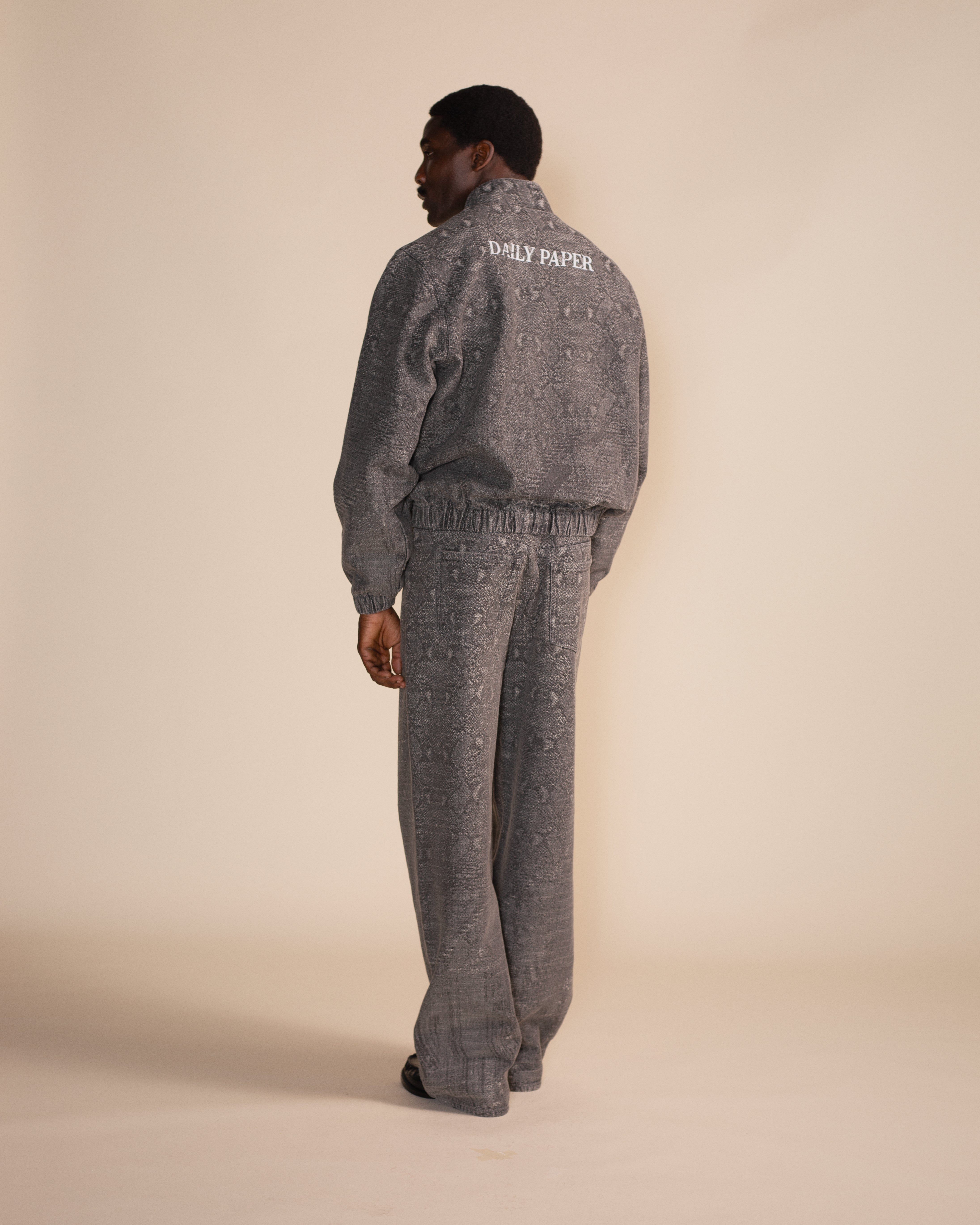 DP - Denim Snake Oversized Jeans - Modelshot - mens