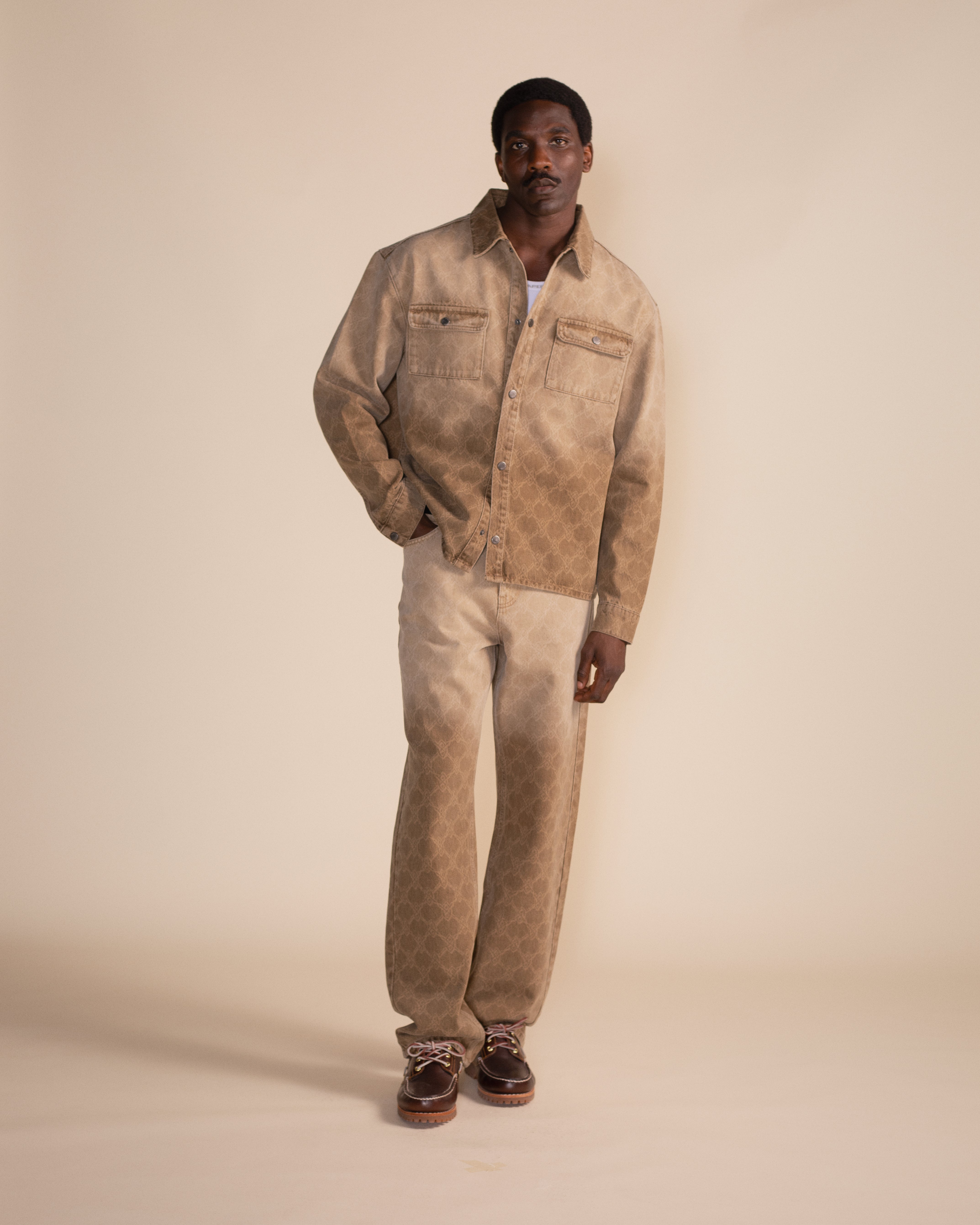 DP - Denim Rahul Faded Shield Denim Pants - Modelshot - mens