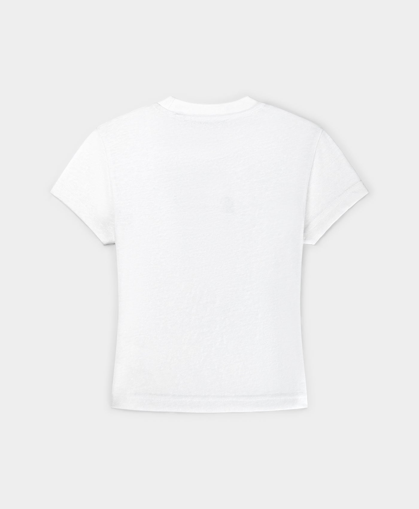 DP - White Sticker Cap Sleeve T-Shirt - Packshot - rear
