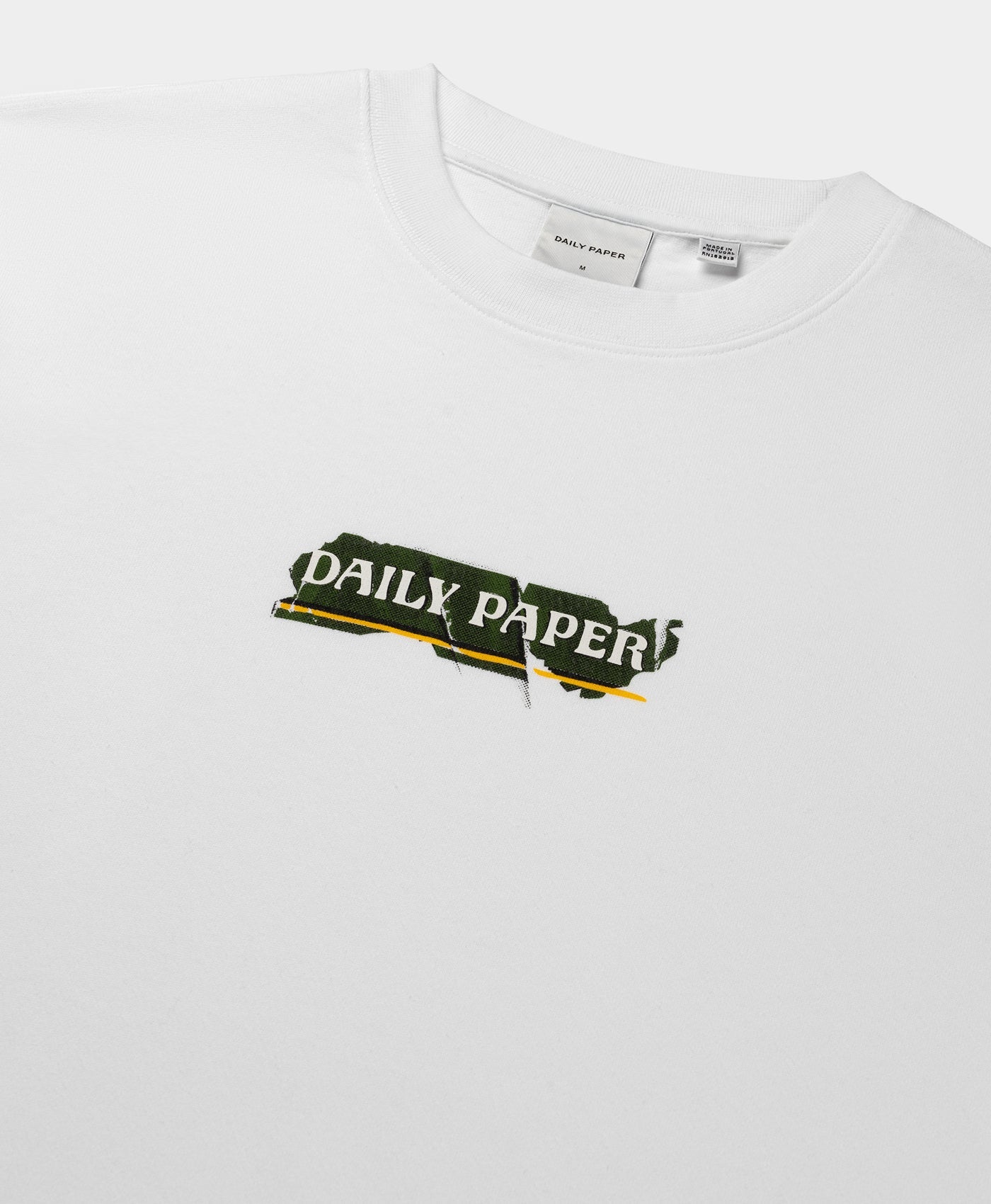 DP - White Sticker T-Shirt - Packshot - detail