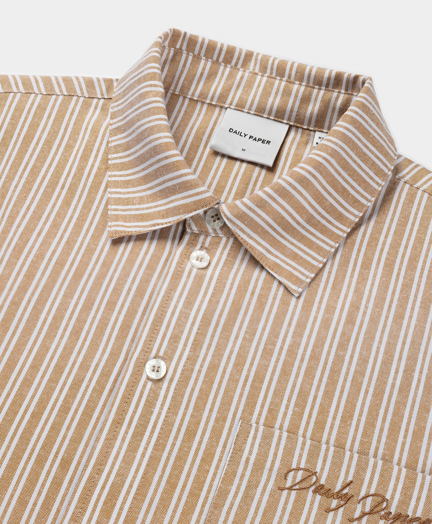 DP - Beige Stripe Shirt - Packshot - Detail