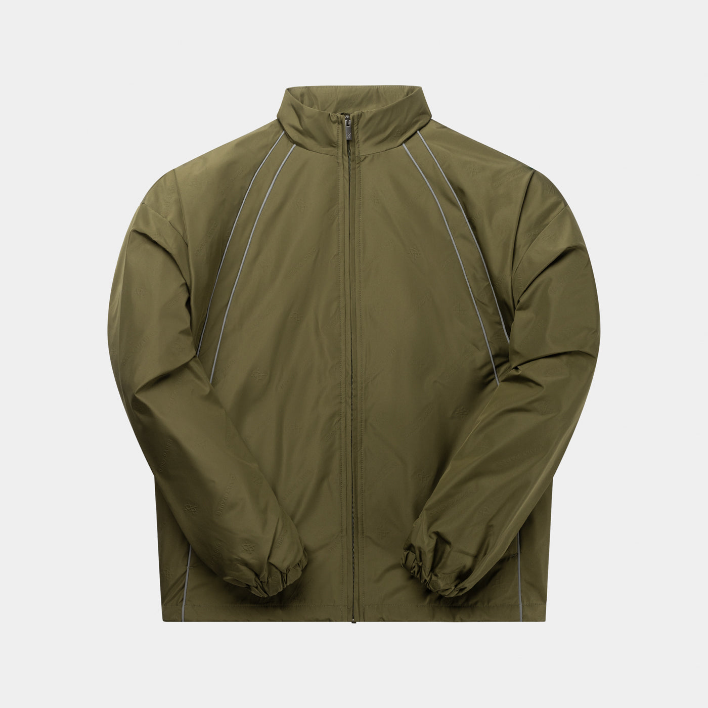 Green Taye Logo Relaxed Track Jacket