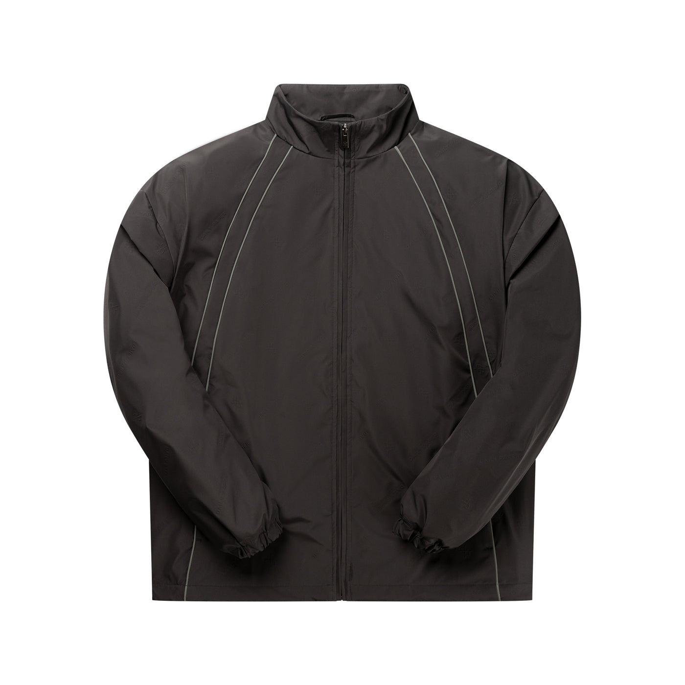 Obsidian Black Taye Logo Relaxed Track Jacket