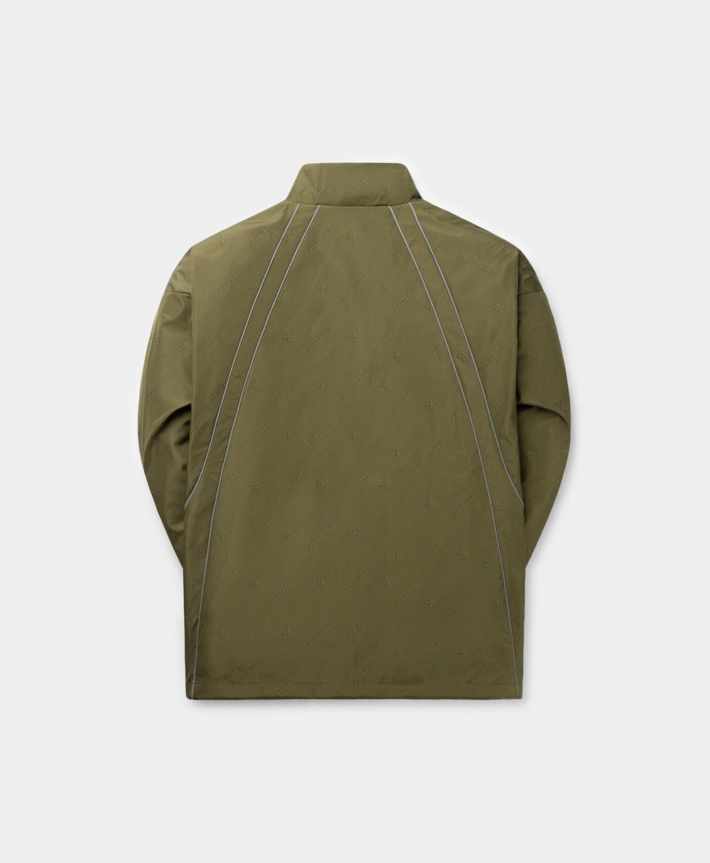 DP - Green Taye Logo Relaxed Track Jacket - Packshot - rear