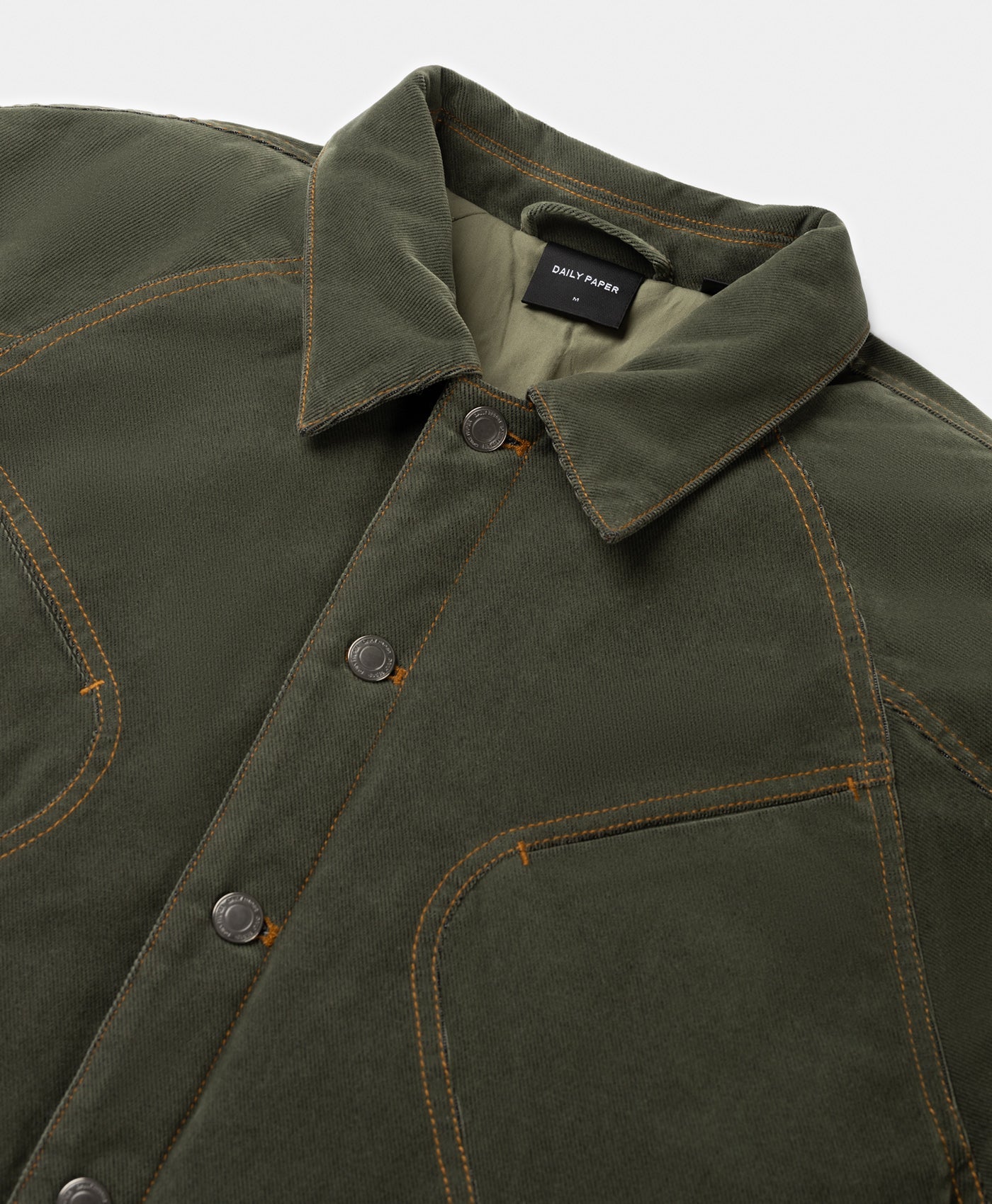 DP - Cardamon Green Territory Velvet Jacket - Packshot - detail