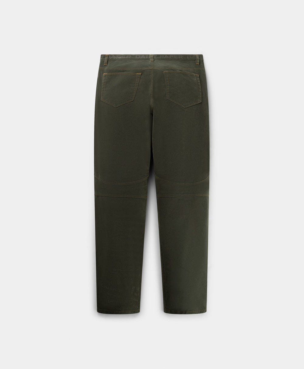 DP - Cardamon Green Territory Velvet Jeans - Packshot - rear