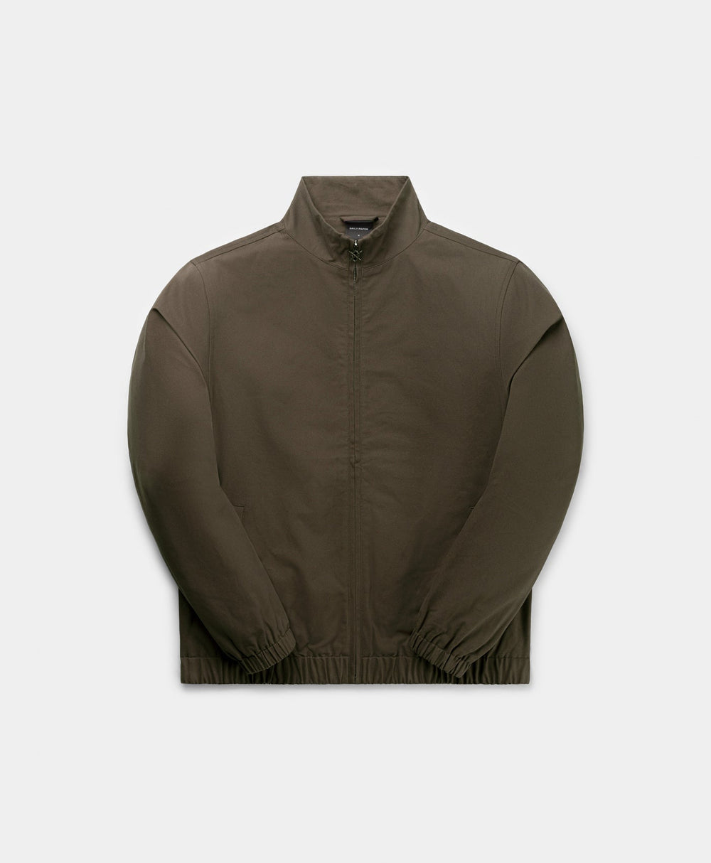 DP - Green Twill Track Jacket - Packshot - Front