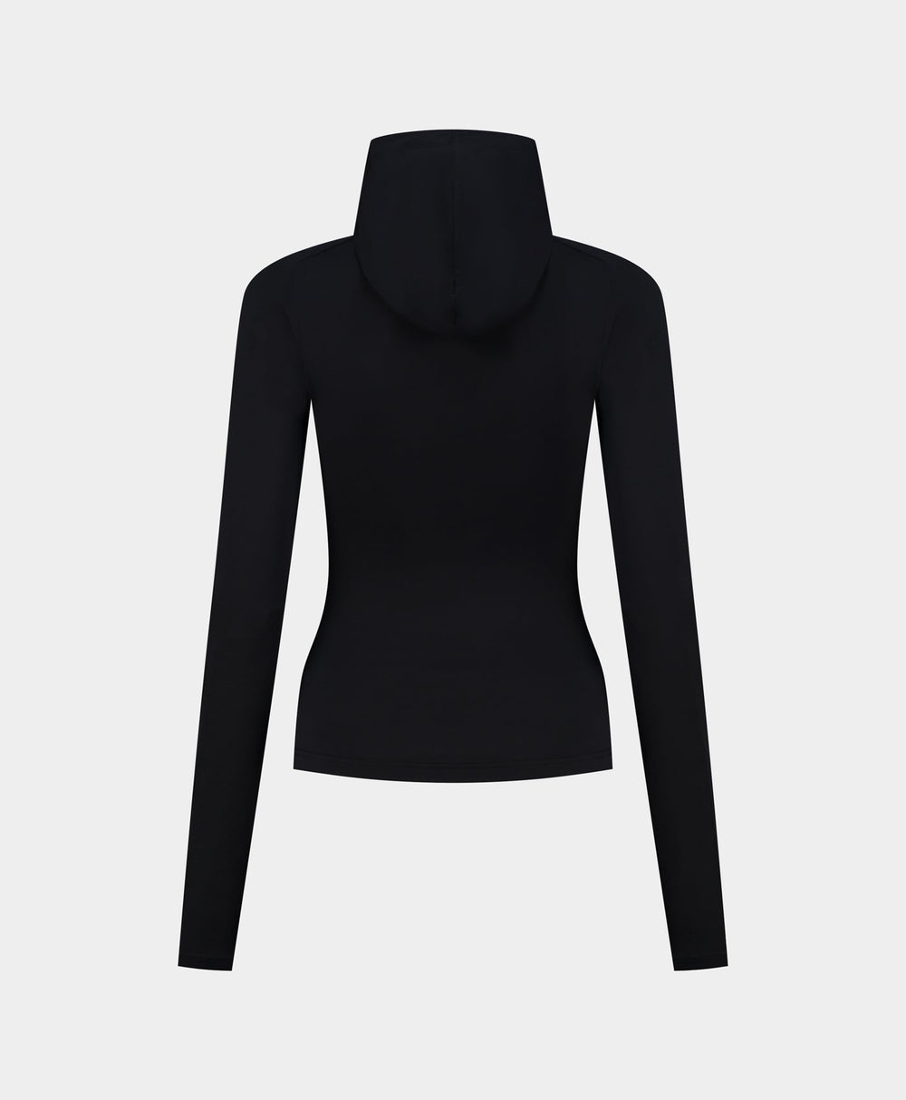 DP - Black Unit HD Tight Hoodie - Packshot - rear