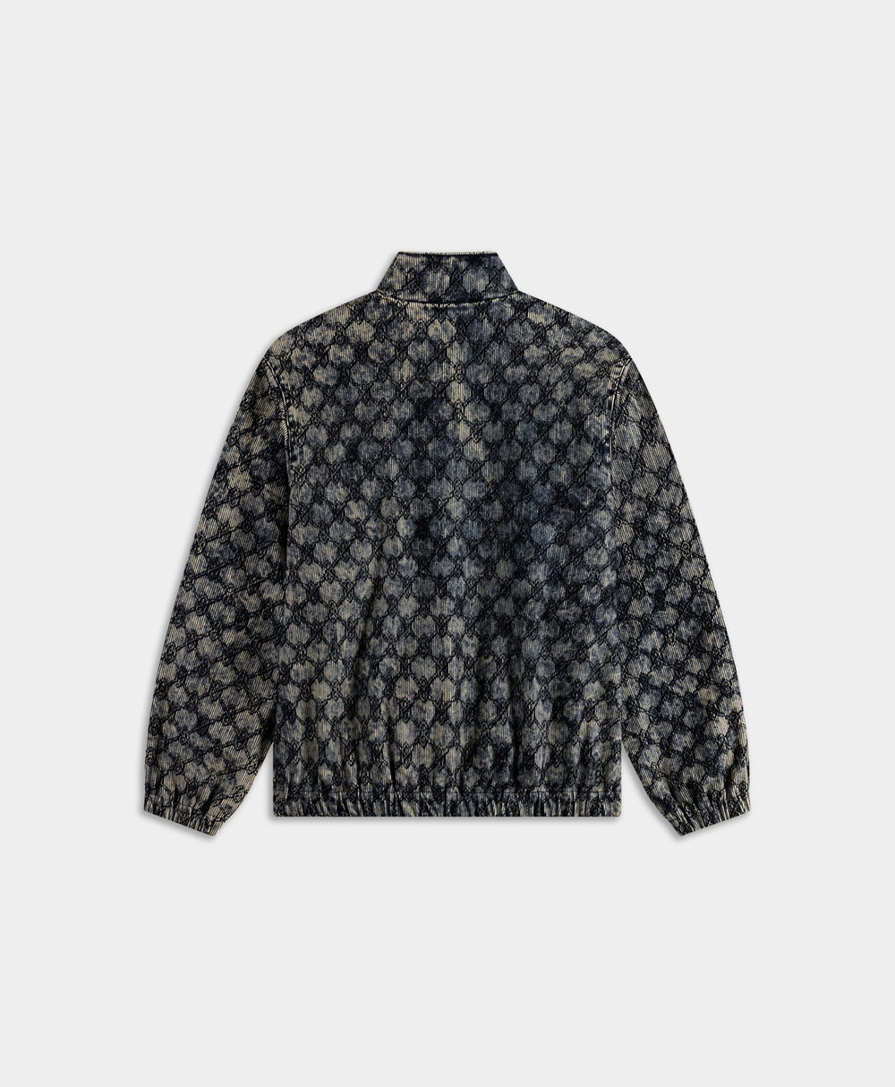 DP - Blue Velvet Track Jacket - Packshot - rear