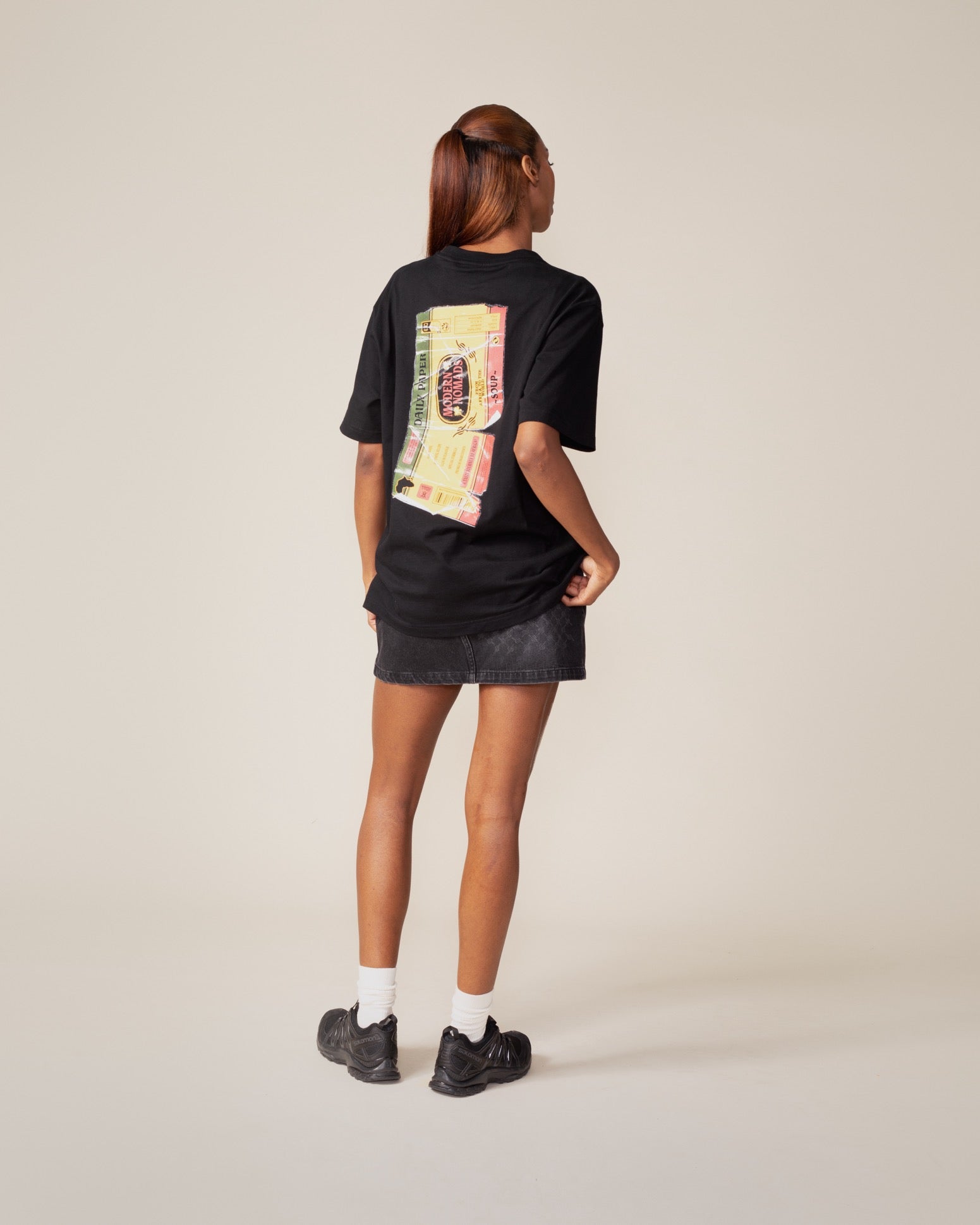DP - Black Wrapper T-Shirt - Modelshot - mens