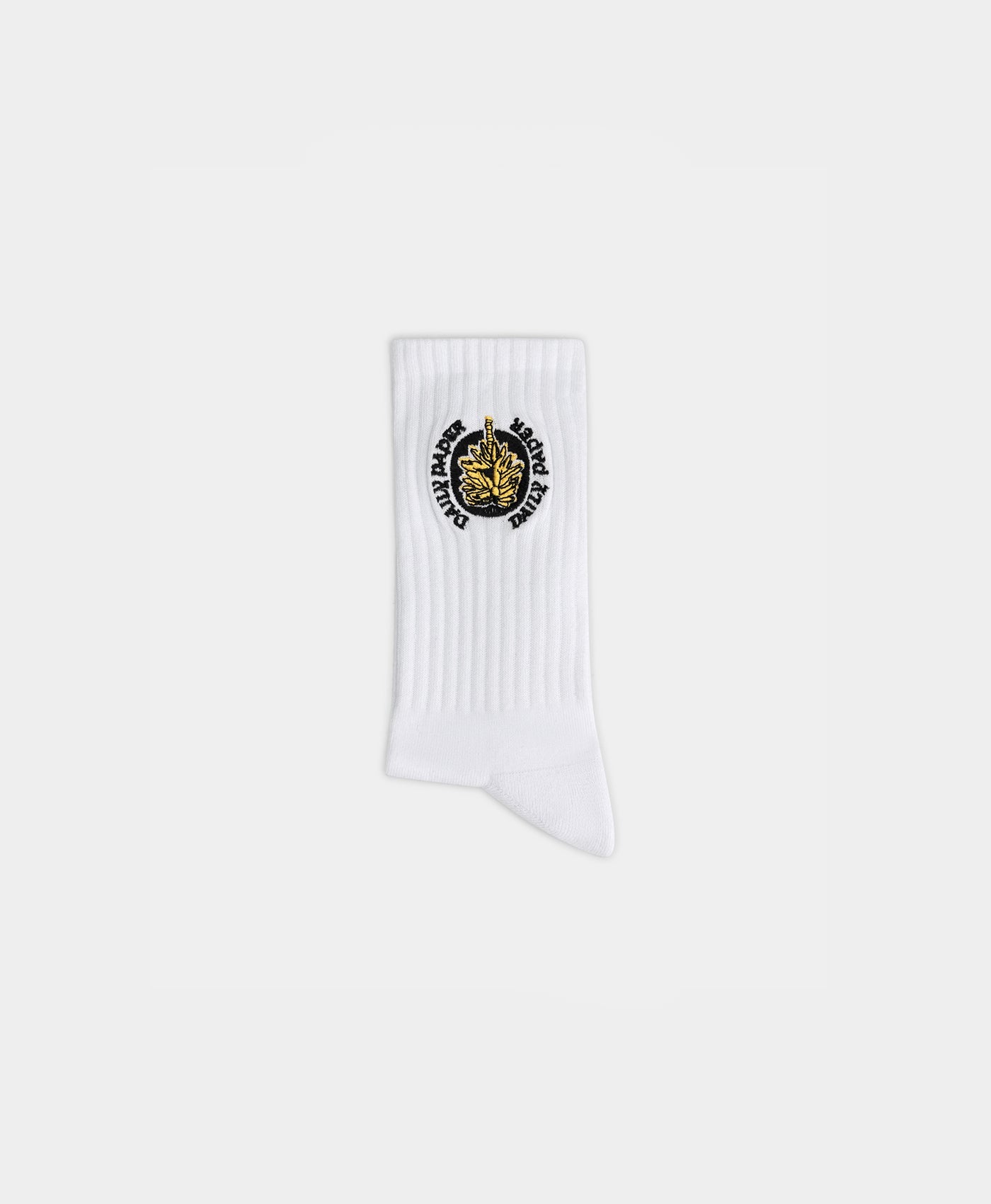 DP - White Rusa Socks - Packshot - Rear