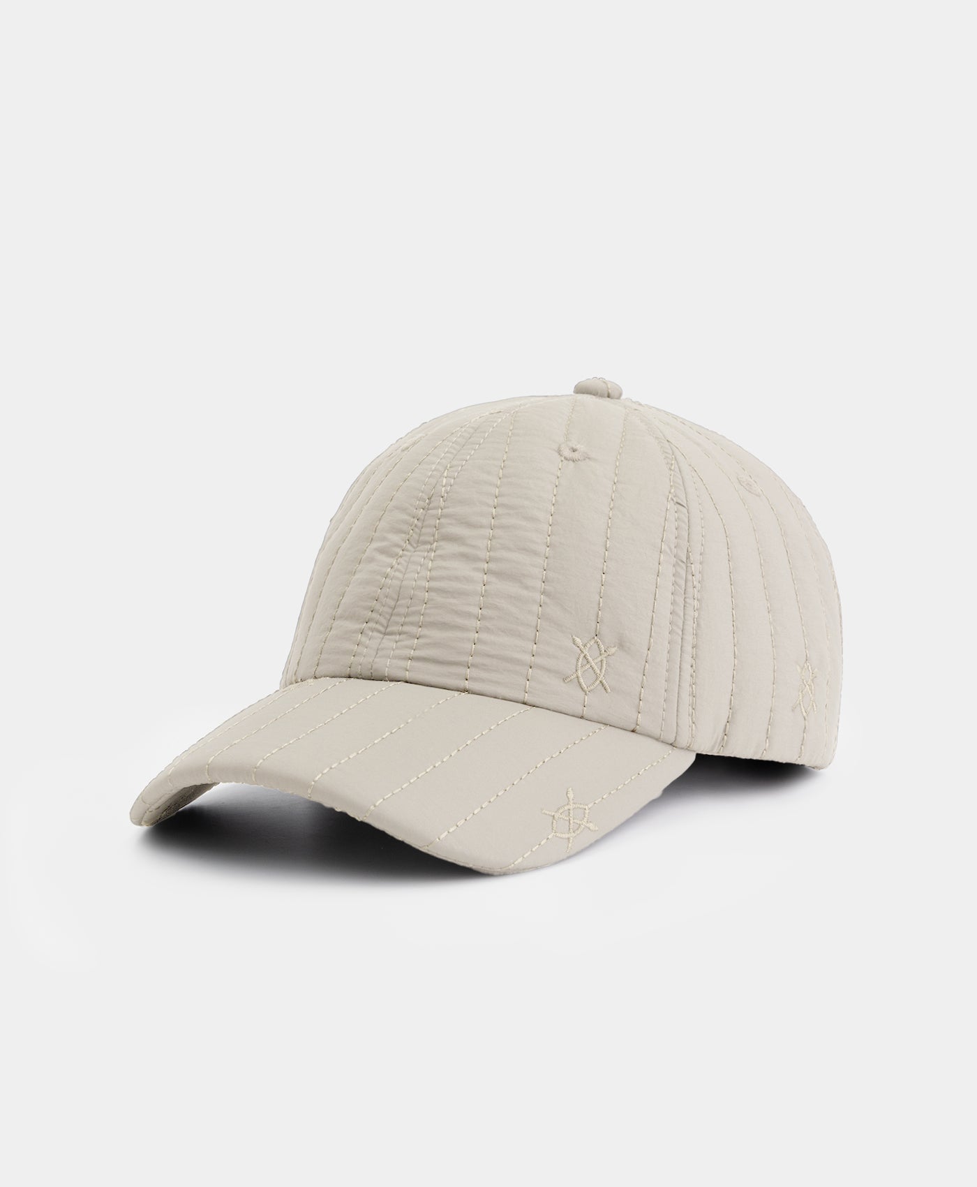 DP - Moonstruck Grey Zyer Quilted Cap - Packshot - Front