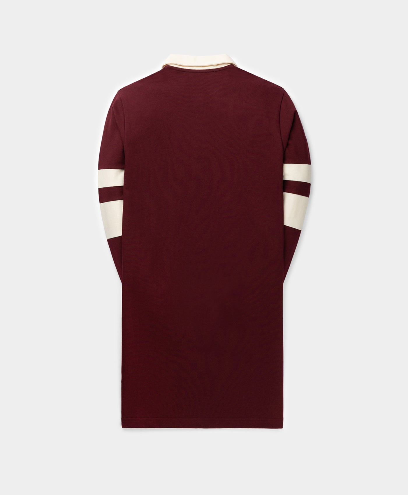 DP - Daily Paper x Dreamville Bordeaux Cream Polo Dress - Packshot - Rear