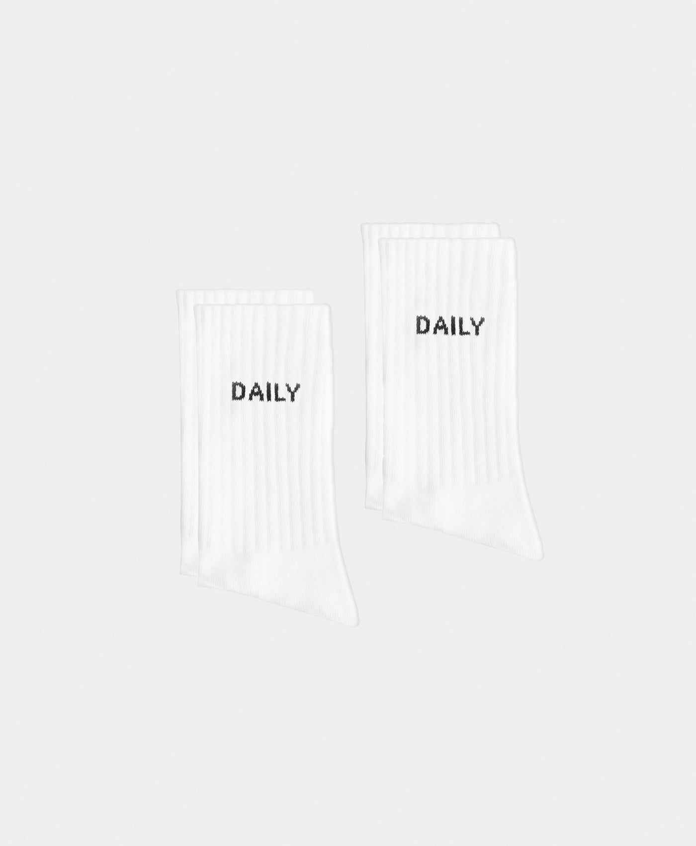 DP - White Etype Sock 2-Pack - Packshot - Rear