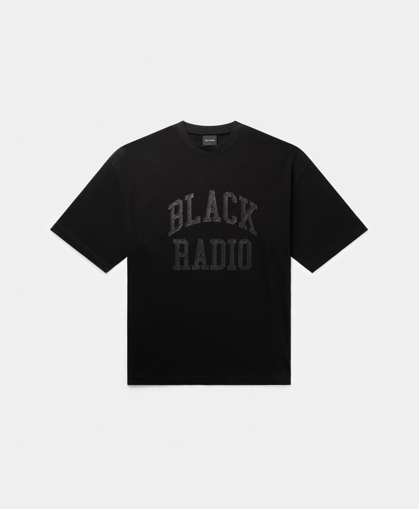 DP - Black Daily Paper x NoSignal Oversized T-Shirt - Packshot - Front
